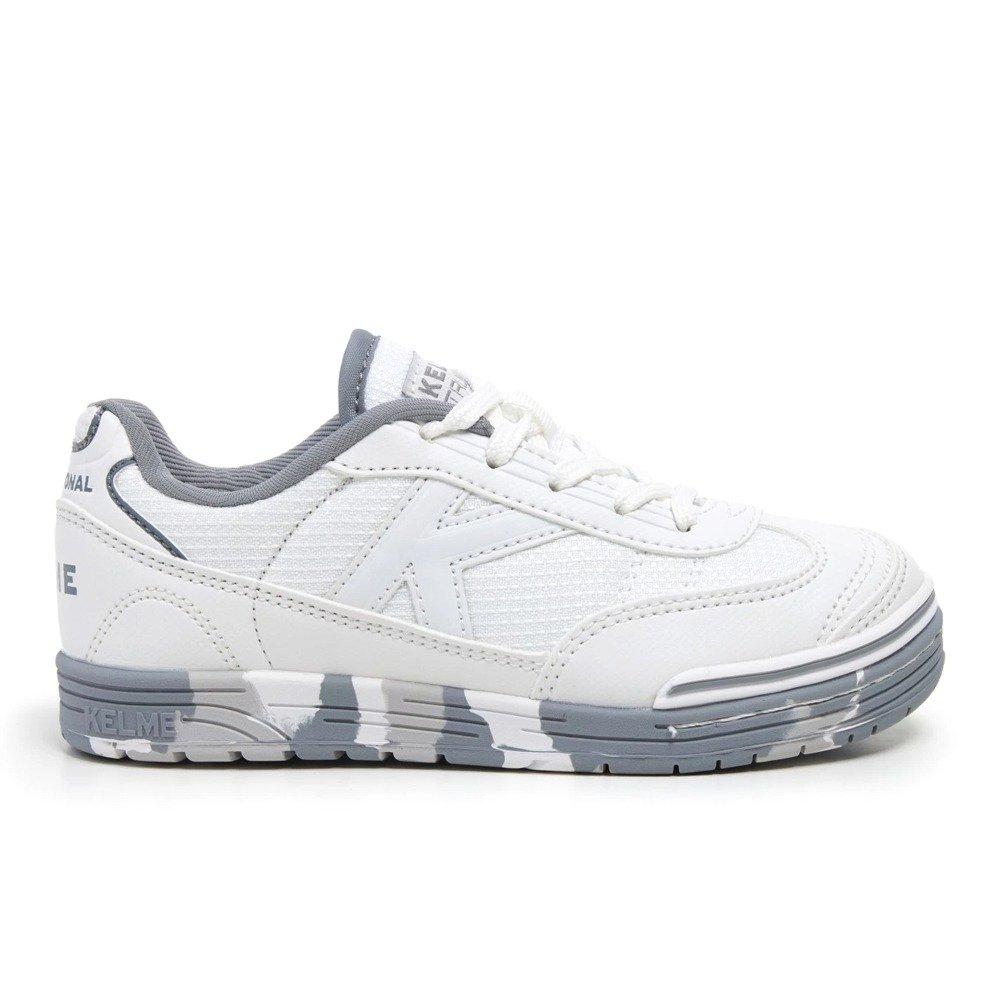 Calzado de Futsal Kids Trueno Lace Blanco/Gris 28 (EU)